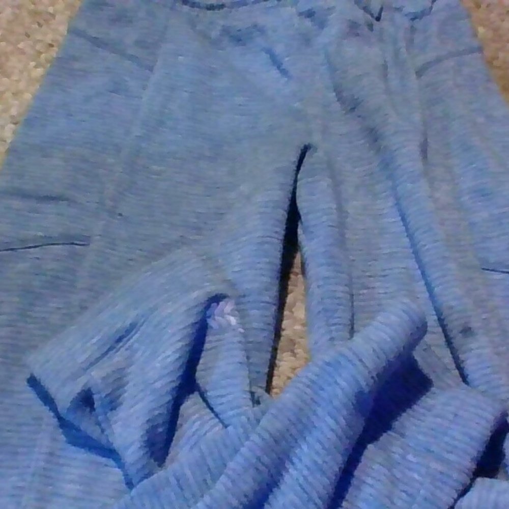 Blue Sparkle sweatpants for petite girls
